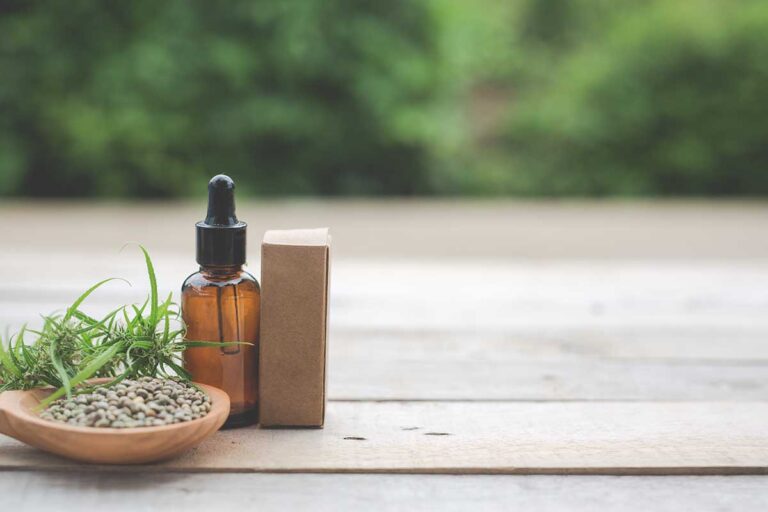 Cannabis, Cannabis seeds, Cannabis oil Placed on a wooden floor